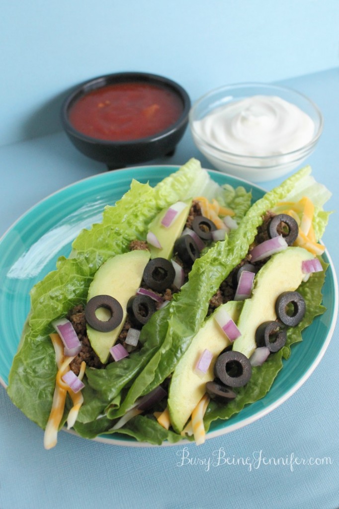 Yummy Taco Lettuce Wraps - BusyBeingJennifer.com