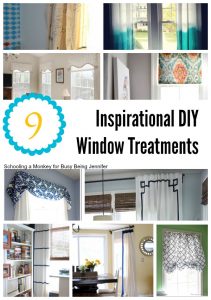 Looking for a way to spice up your windows? These DIY window treatments are easy and look amazing!