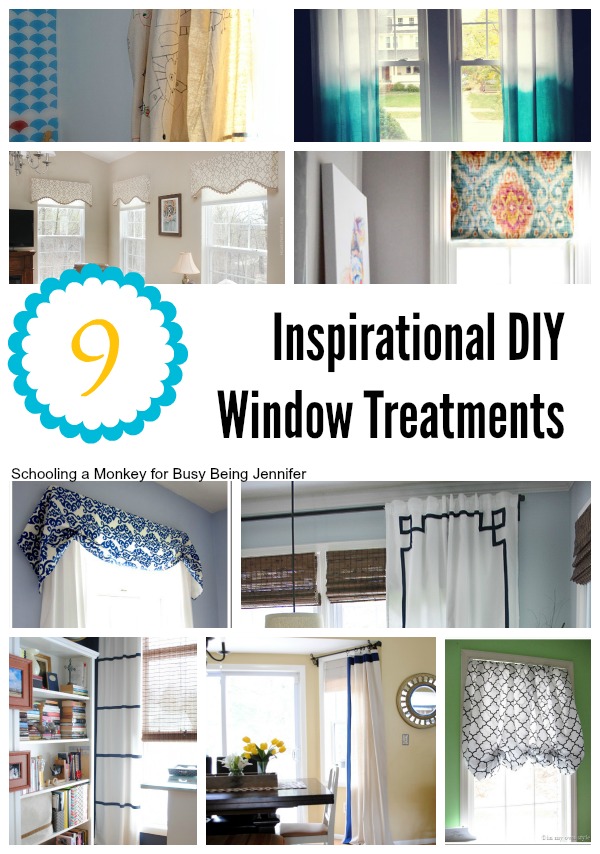 Looking for a way to spice up your windows? These DIY window treatments are easy and look amazing!