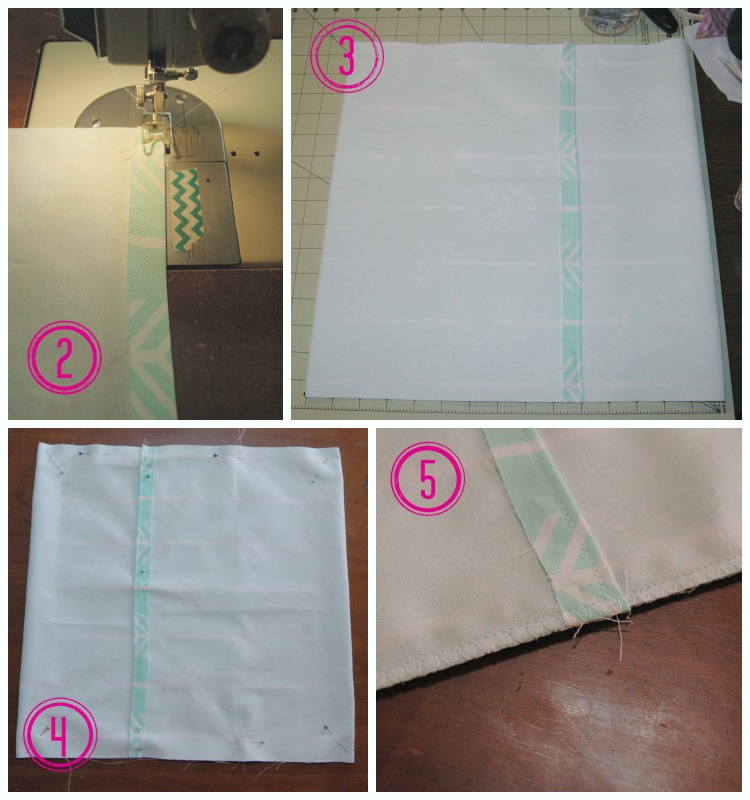 Easy DIY Envelope Pillow Cover Steps #101handmadedays
