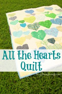 All the Hearts Quilt - BusyBeingJennifer.com #101handmadedays