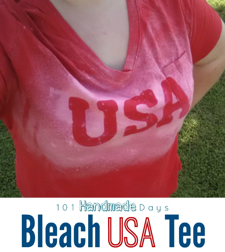 Bleach USA Tee - BusyBeingJennifer.com #101HandmadeDays