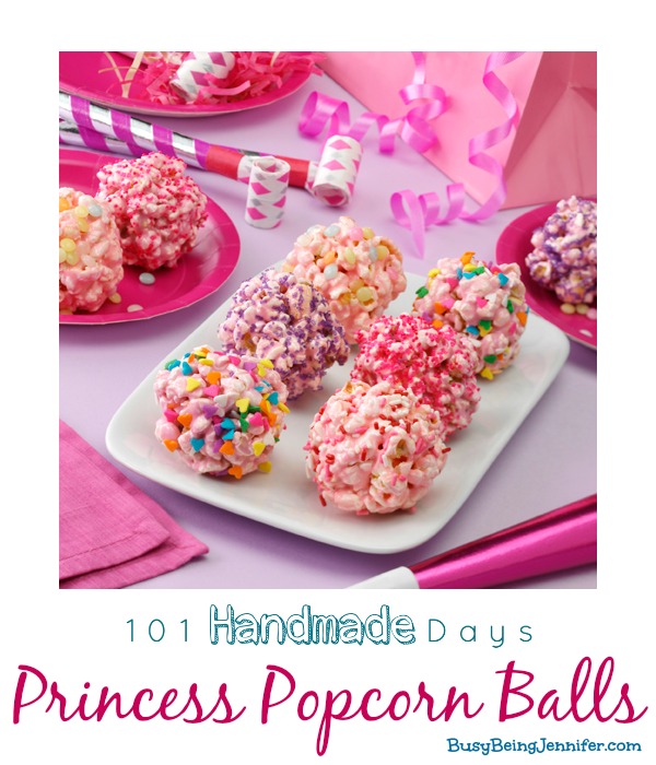 Princess Popcorn Balls - BusyBeingJennifer.com #101handmadedays