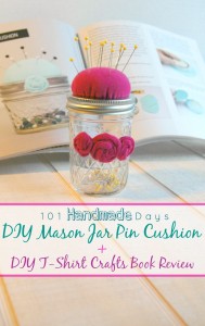 Easy DIY Mason Jar Pin Cushion - BusyBeingJennifer.com #101handmadedays
