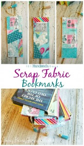 Scrap Fabric Bookmarks - BusyBeingJennifer.com #101handmadedays
