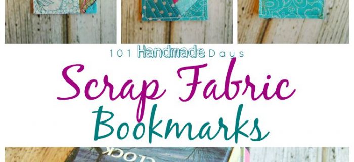 Scrap Fabric Bookmarks - BusyBeingJennifer.com #101handmadedays