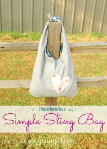 Simple Sling Bag - BusyBeingbusy.cin #1o1handmadedays