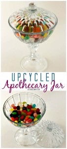 upcycled apothecary jar - busybeingjennifer.com #101handmadedays