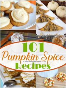 101 Pumpkin Spice Recipes from BusyBeingJennifer.com