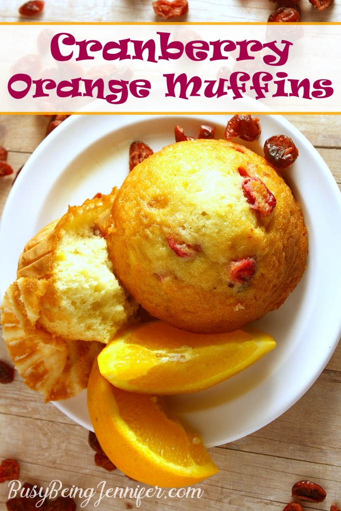 Cranberry Orange Muffins Recipe - BusyBeingJennifer.com