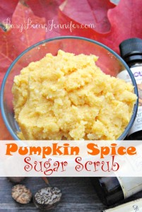 Pumpkin Spice Sugar Scrub - BusyBeingJennifer.com