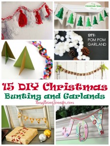 15 DIY Christmas Bunting and Garlands - BusyBeingJennifer.com