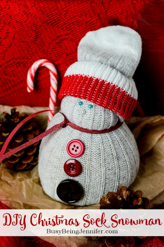 DIY Christmas Sock Snowman
