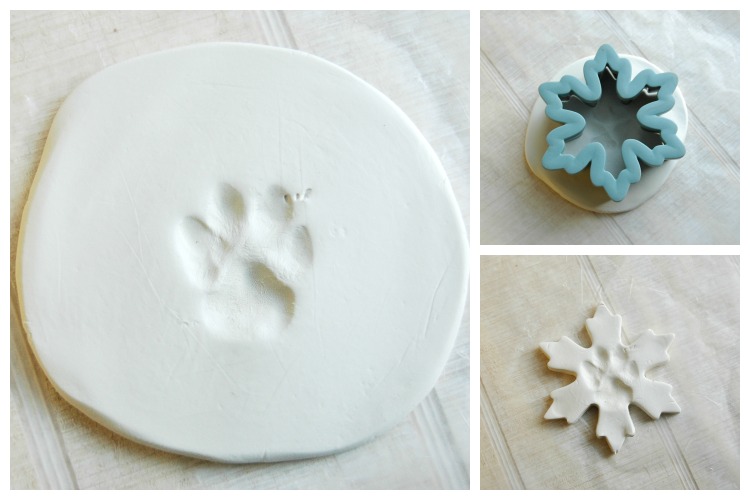 Pet Paw Print Snowflake Ornament from BusyBeingJennifer.com #ad #plaidcrafts