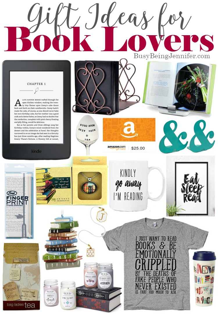 Gift Ideas for Book Lovers - Busy Being Jennifer