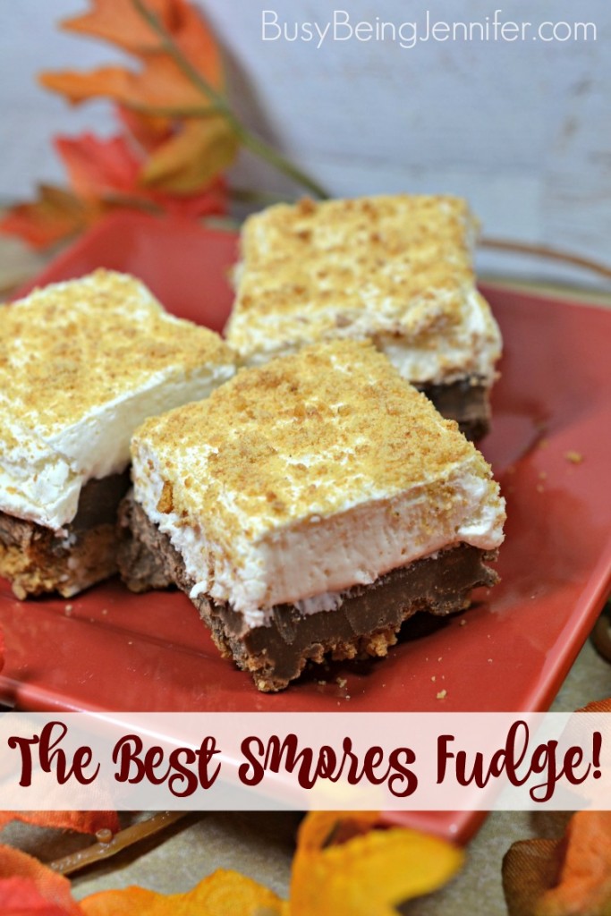 The Yummiest and Best Smores Fudge Recipe EVER - BusyBeingJennifer.com