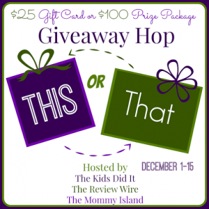 This or that giveaway hop on busybeingjennifer! Enter to win a $25 amazon gift card!