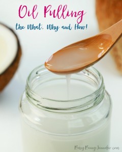 Oil Pulling - the What, Why and How! - BusyBeingJennifer.com