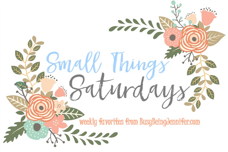 Small Things Saturdays - Weekly Favorites from BusyBeingJennifer.com