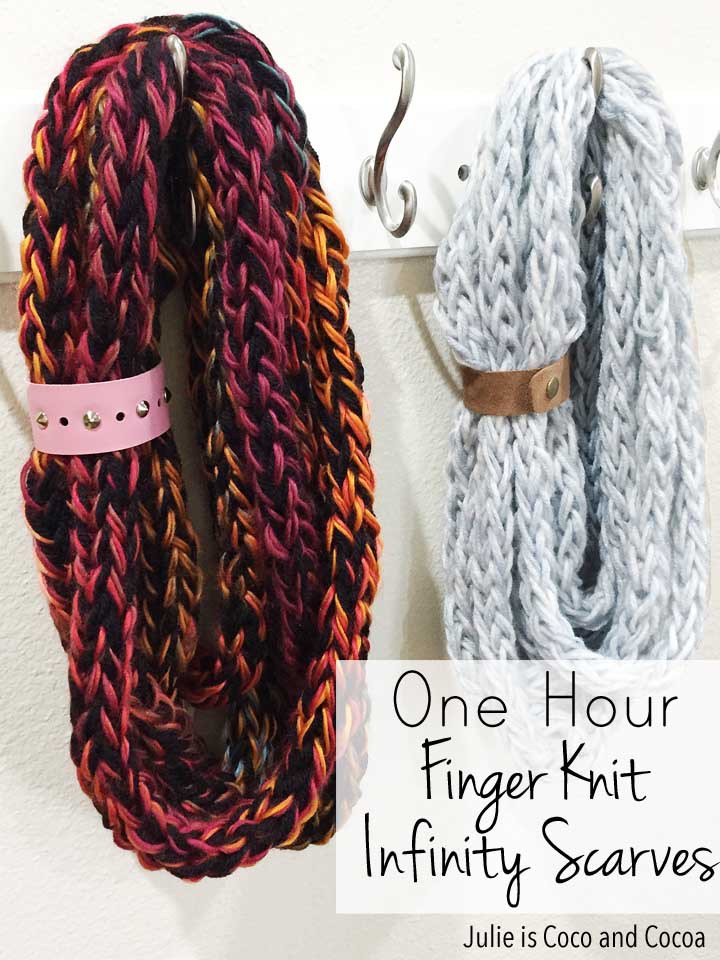 finger-knit-one-hour-infinity-scarves