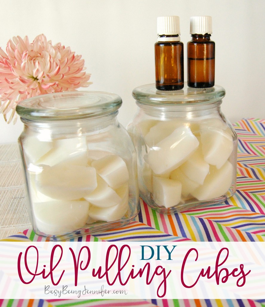 DIY Oil Pulling Cubes from BusyBeingJennifer.com