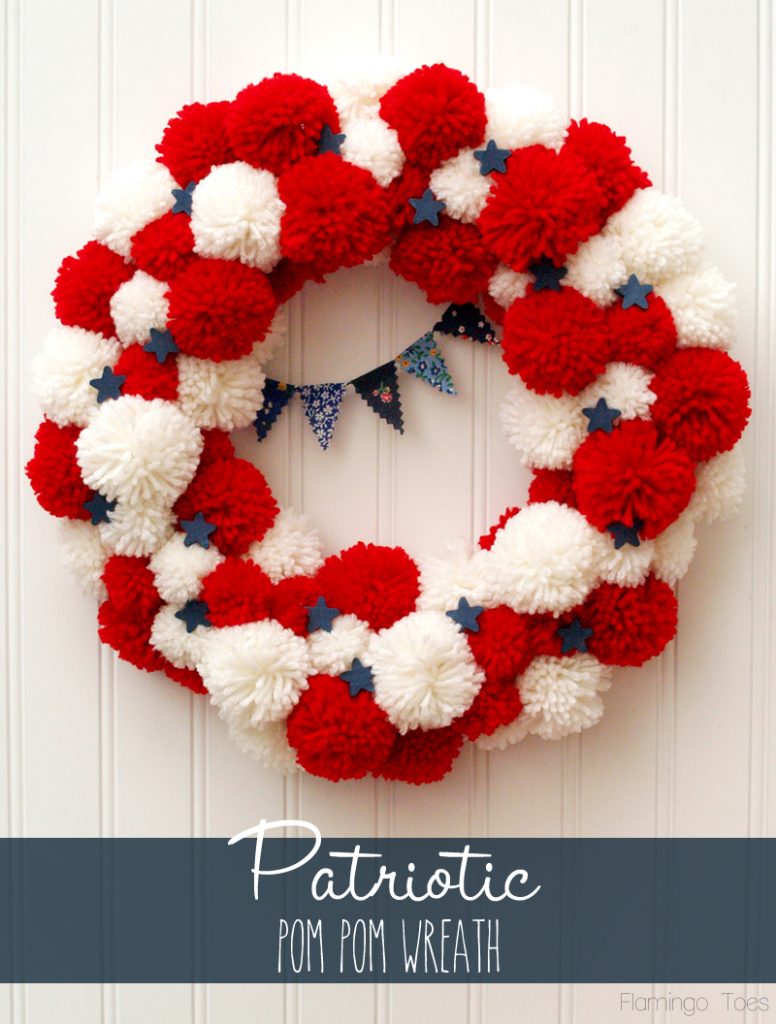 Patriotic-PomPom-Wreath