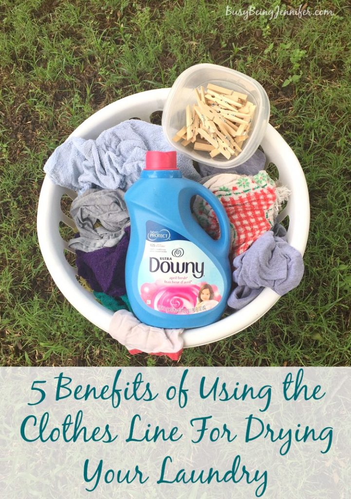 5 Benefits of Using the Clothes Line For Drying Your Laundry - BusyBeingJennifer.com