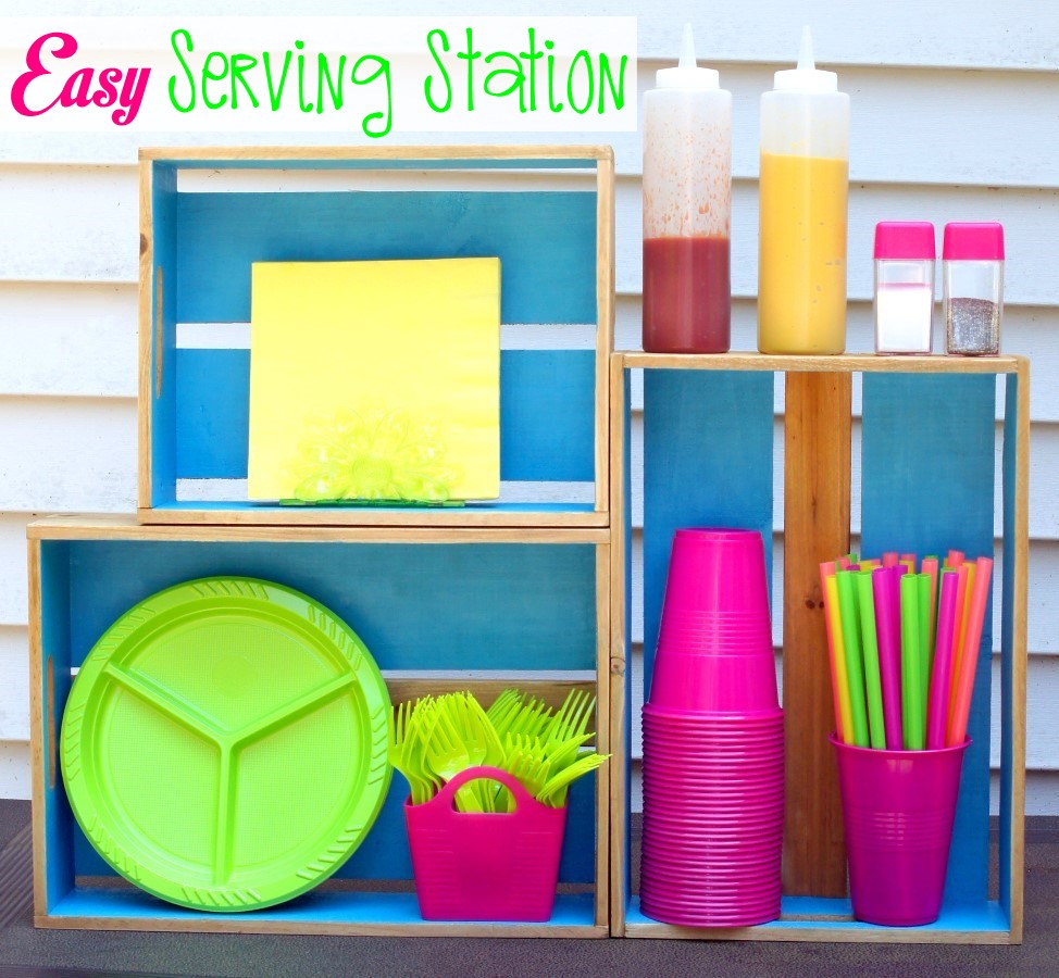 Easy-serving-station