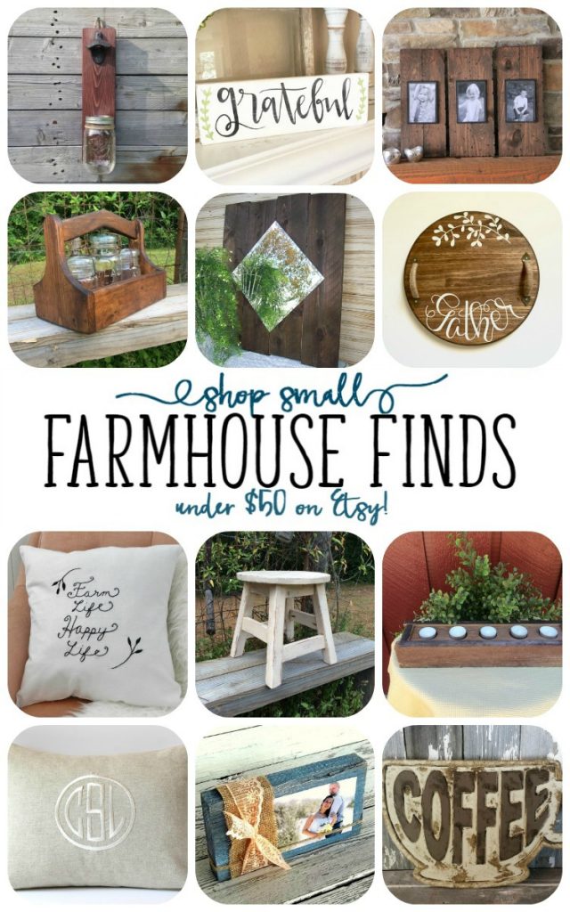 Favorite Farmhouse Finds - The Perfect Farmhouse Finds for your Home ALL under $50! - BusyBeingJennifer.com
