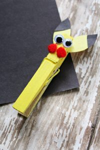 Pikachu Clothespin { Pokemon Craft for kids!}- BusyBeingJennifer.com