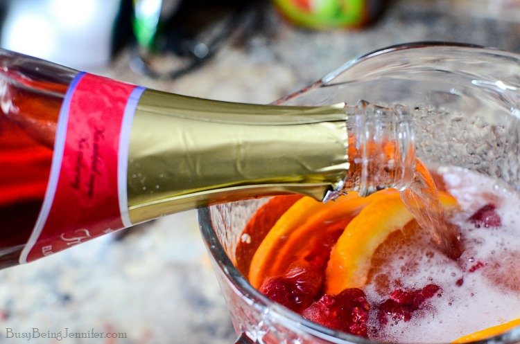 Raspberry Citrus Summer Sangria - Refreshing and perfect for summer nights! - BusyBeingJennifer.com