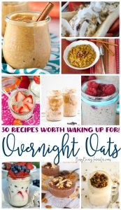 30 Tasty and Nutritious Overnight Oats Recipes worth waking up for! Especially on Busy Mornings! - BusyBeingJennifer.com