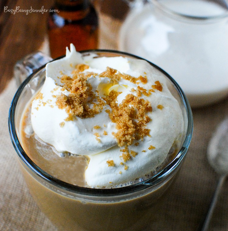 The perfect Fall Afternoon drink! This Maple Bourbon Coffee is Heaven in a cup!! - BusyBeingJennifer.com