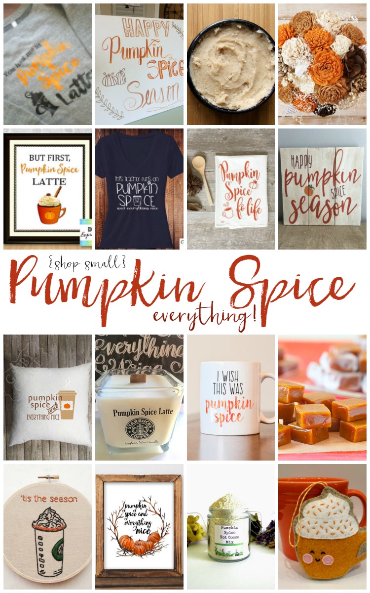 Oh fall, with all your fabulous smells, cooler weather and pumpkin spice everything, how I love you! Especially the pumpkin spice everything part :D - Shop Small with BusyBeingJennifer.com