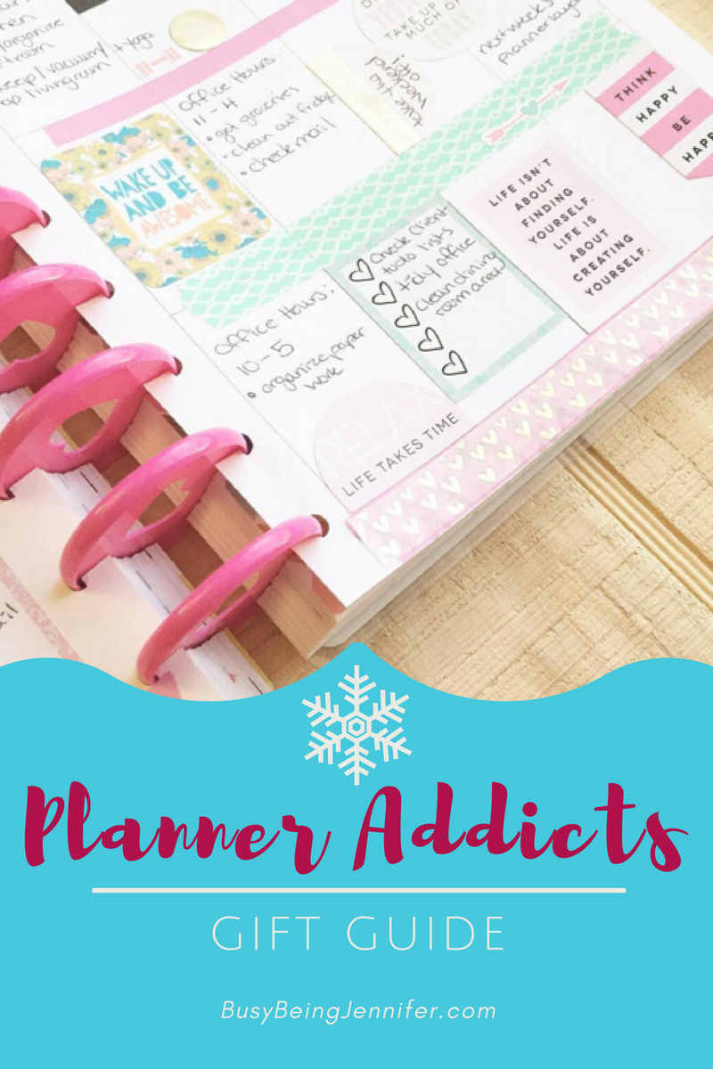 Gift Guide for the Planner Addicts in your life! They're all planner addict (aka me) approved too!
