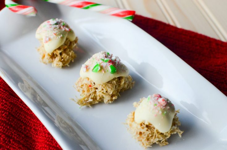 homemade candy with white chocolate and candy canes