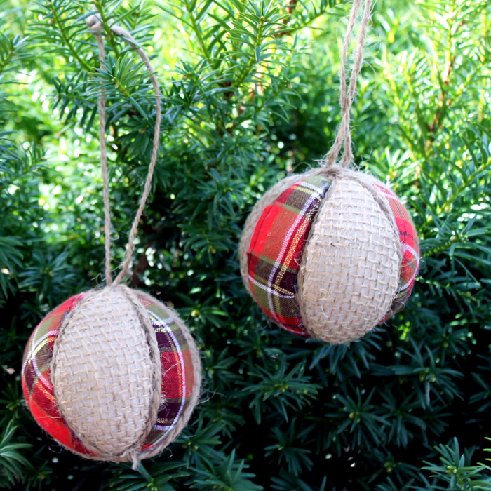 plaid-and-burlap-ornaments