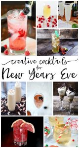 Creative Cocktails for New Years Eve - BusyBeingJennifer.com