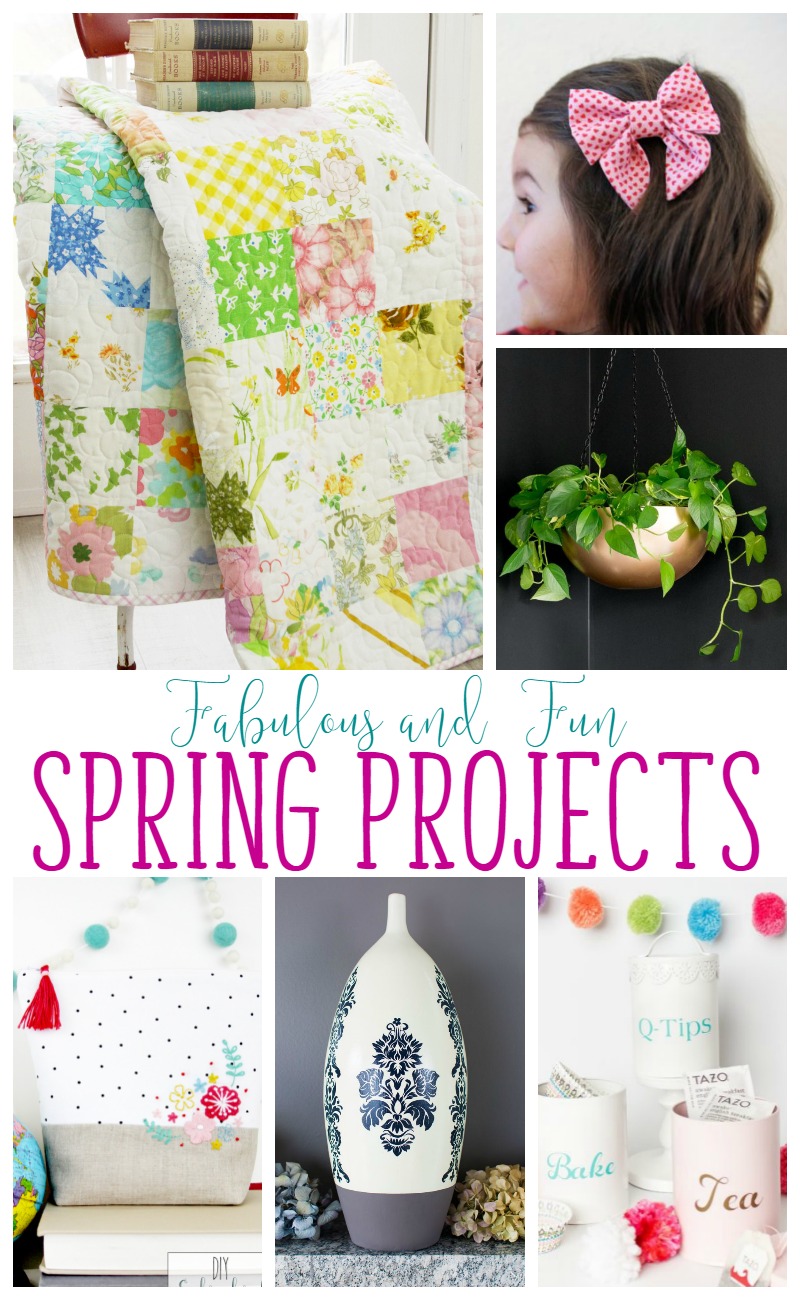 Fun and Fabulous Spring Projects - BusyBeingJennifer.com