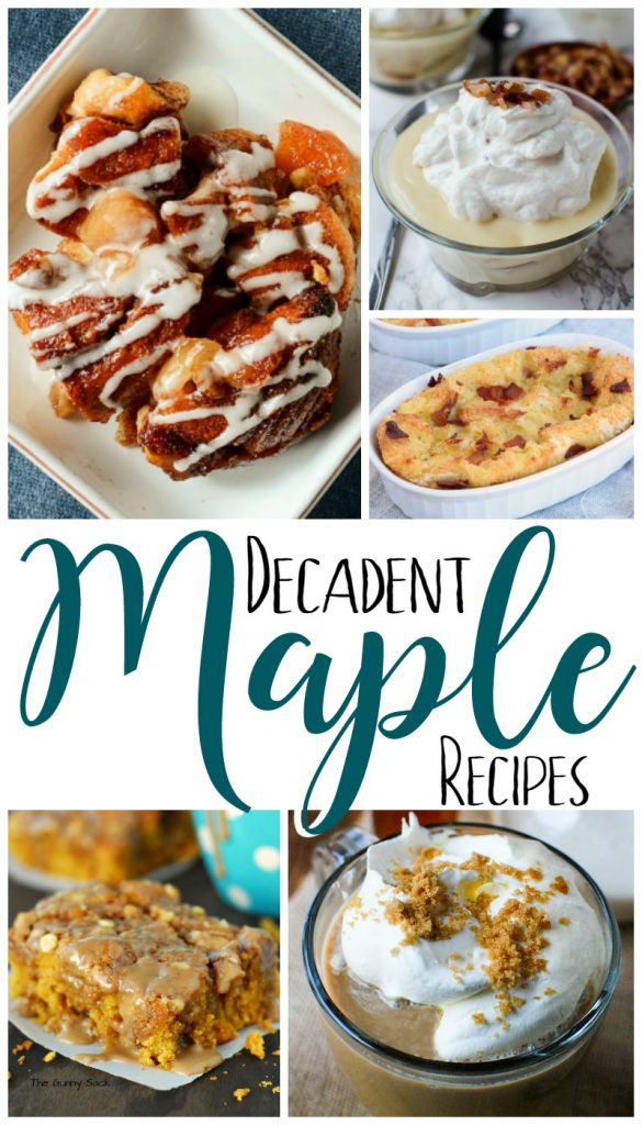 Decadent Maple Recipes that will make you Drool!