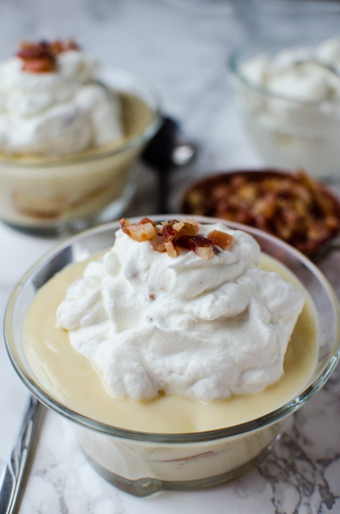Maple Bacon Trifle with Maple-Bacon Whipped Cream