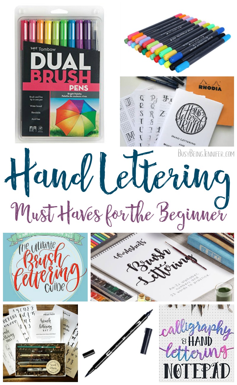Hand Lettering MUSTS for the Beginner - Busy Being Jennifer