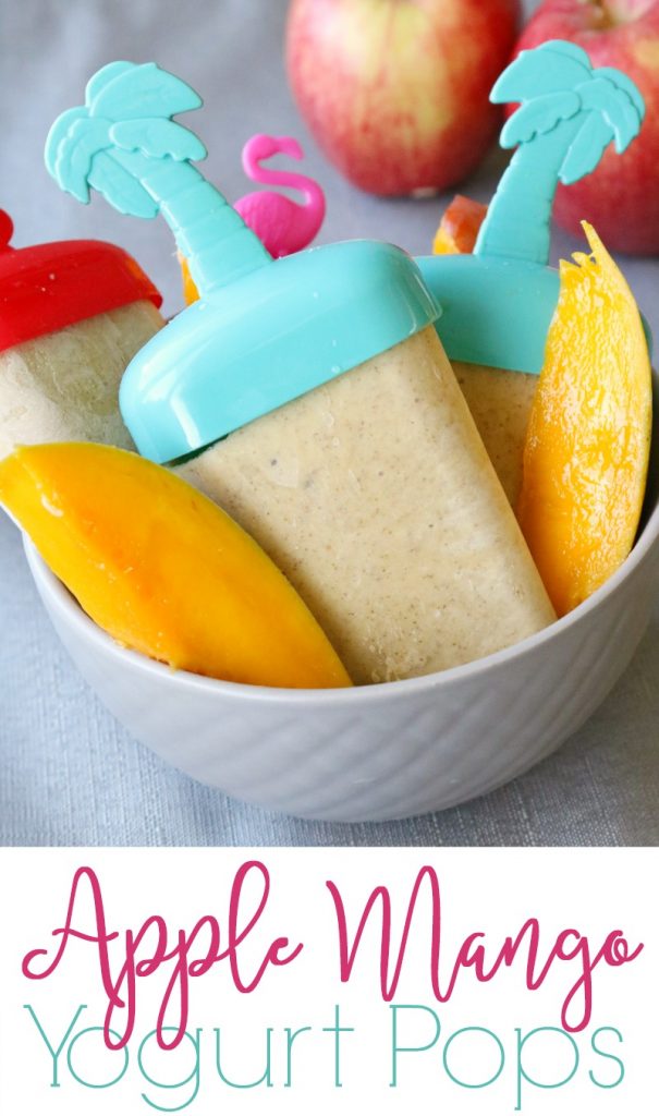 Looking for a refreshing and tasty way to cool down? These Apple Mango Yogurt Pops are just what you need!