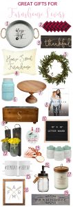 The 19 items that all farmhouse lovers need in their lives! Any and all of these make the most fabulous Christmas gifts!