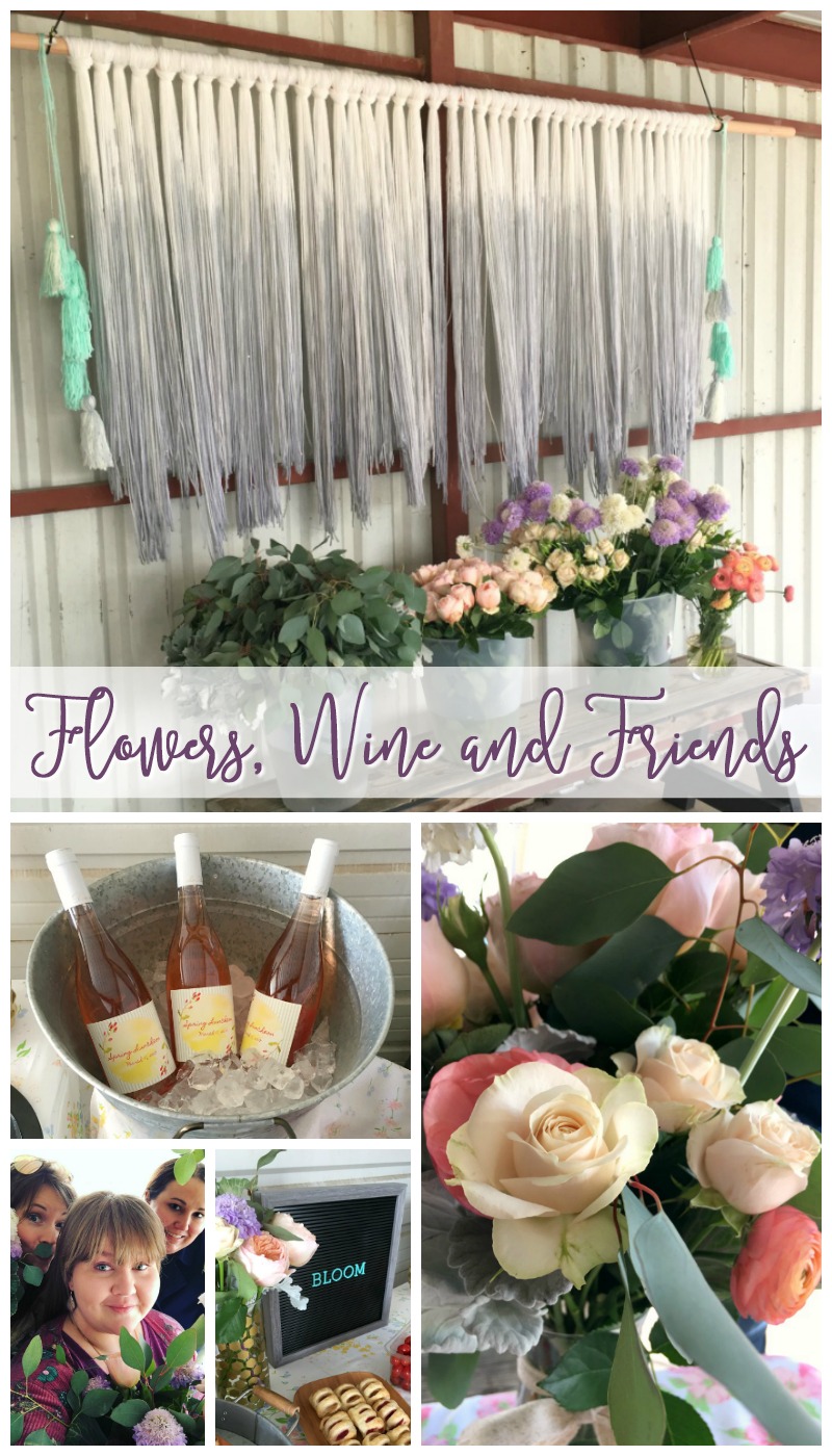 Is there anything better than Flowers, Wine and Friends? Normally I'd say no, but in this case, there actually is... I'm talking the BESTEST of friends, amazing rosé cocktails and the prettiest DIY flower bouquets you ever did see!