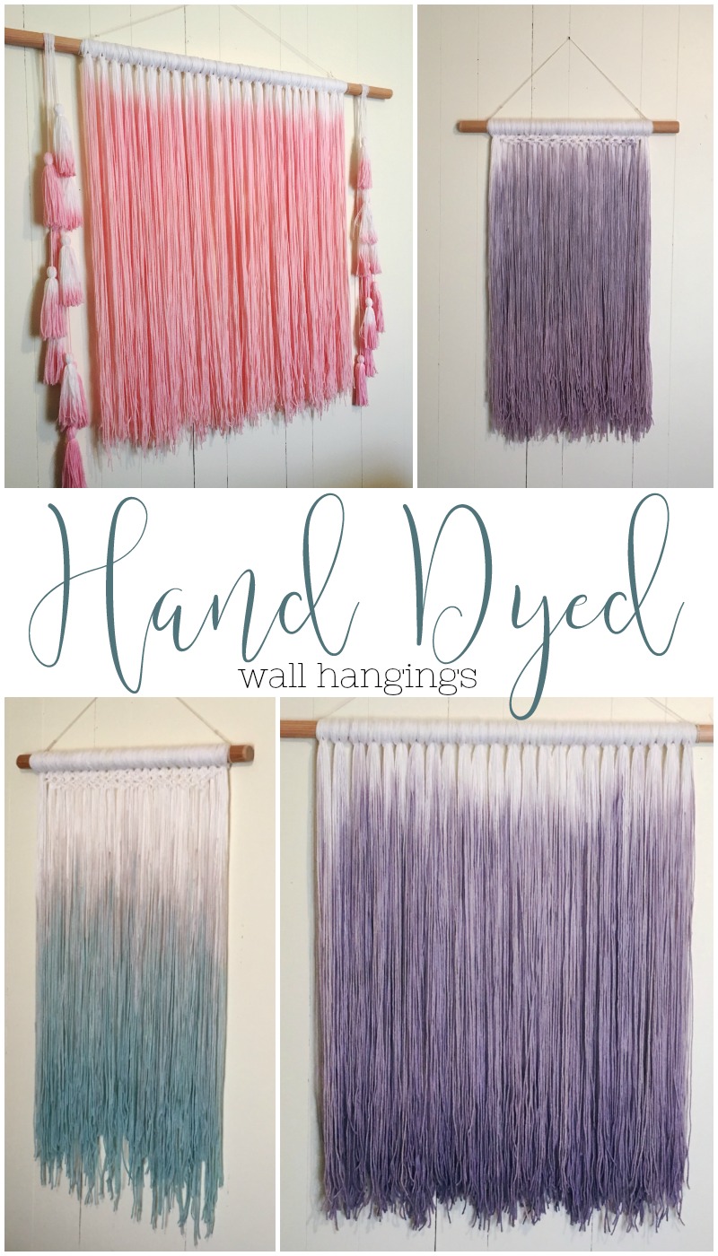 Hand Dyed Wall Hangings