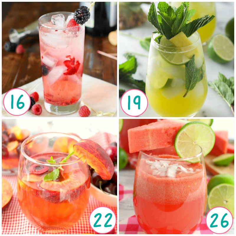 These fresh and flavorful summer cocktails are perfect for entertaining, porch sipping, long weekending, or end of the day relaxing! Heck theyt're a delicious idea for just about any reason! 