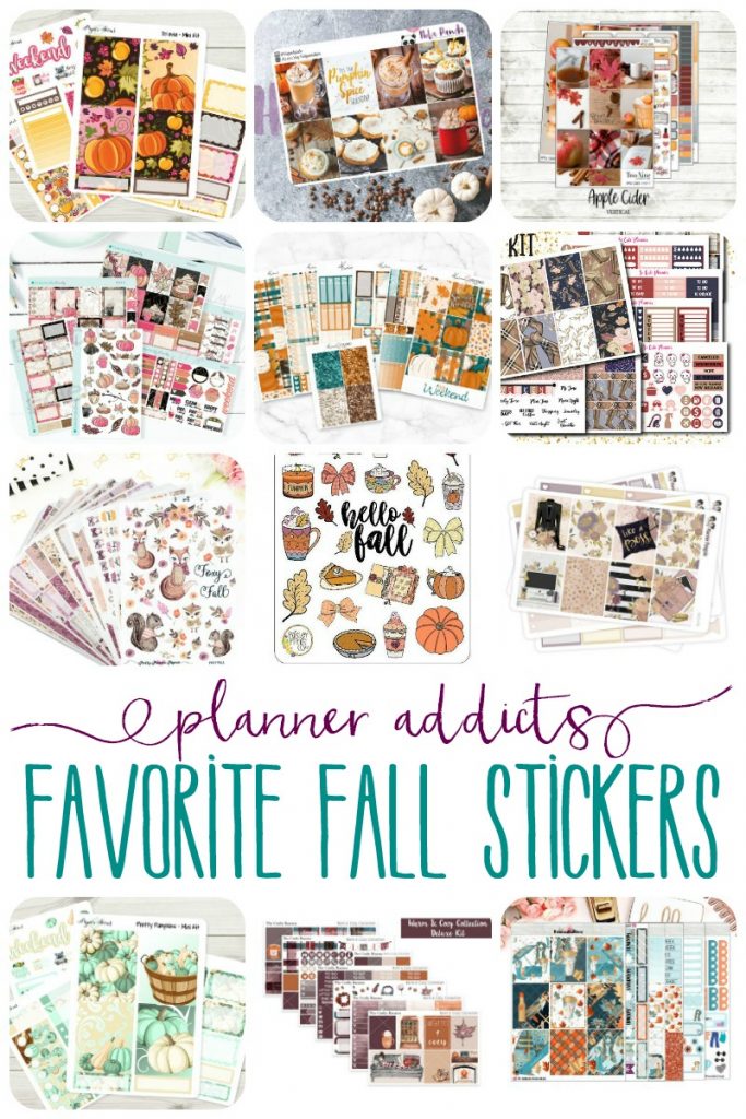 Favorite Fall Stickers {Planner Addicts}