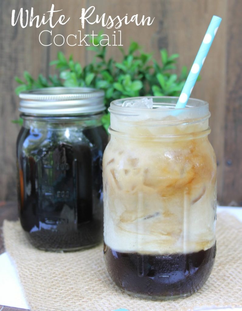 Perfect for unwinding, this white russian cocktail features a homemade kahlua that is DELISH! Cool and refreshing, I can't wait to try this coffee flavored goodness!