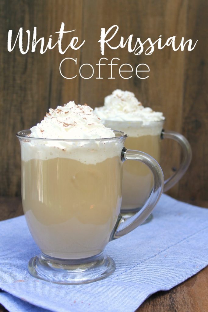 Perfect for unwinding, this white russian coffee features a homemade kahlua that is DELISH! Warm and cozy, I can't wait to try this coffee flavored goodness!